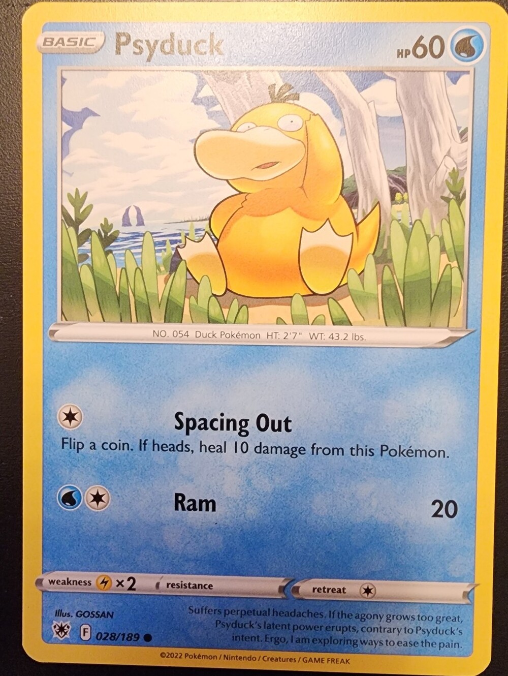 Psyduck 028/189 Pokémon Card – Astral Radiance